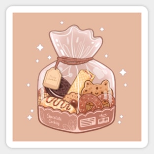 Festive Chocolate Cookies Sticker